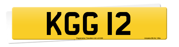 Registration number KGG 12